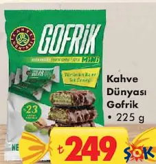 KAHVE DÜNYASI GOFRİK 225 G - BAYRAM ŞEKERİ/ÇİKOLATASI